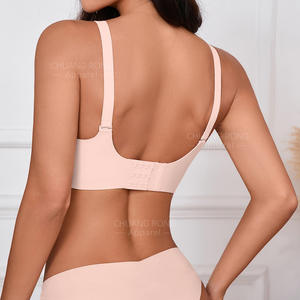 Vloeibare Foundation Onzichtbare Bh Vrouwen Kleine Bustes Push-Up Jelly Gel Anti-Slappe Nylon Dunne Cup Gothic Mooie Rug - Product Image 2