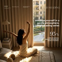 Rideaux occultants complets pour salon et chambre, nouveau modèle Xiaohongshu 2026, rideau en chenille double face extraordinaire