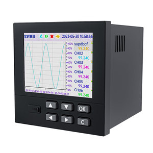 Nhiệt độ và độ ẩm dữ liệu logger cho nông nghiệp nhà kính màu hiển thị không cần giấy ghi - Product Image 3