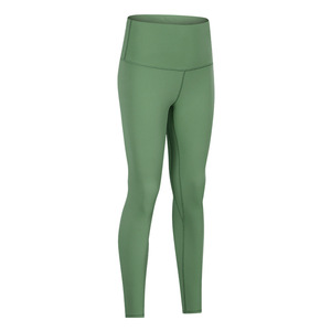 Leggings de yoga pour <span class=keywords><strong>femmes</strong></span> OEM, taille haute, effet seconde peau, coupe ajustée, extensibles, pour la course, la gym, le fitness et l'entraînement, vente en gros - Product Image 4