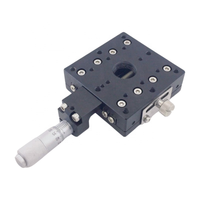 A11 Series X Axis Manual Stage Platform Linear Stage 25x25/40x40/60x60mm Linear Translation Stage Optical Instrument Part