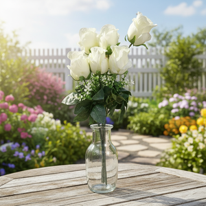 10 pezzi di piante e fiori artificiali professionali - Product Image 3