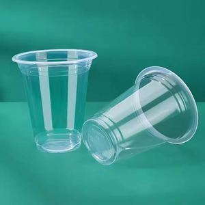 Vasos de Plástico Transparentes de PP de 95 mm para Smoothies, Té con Leche y Té de Burbujas, Desechables, con Tapas, Venta al por Mayor - Product Image 2