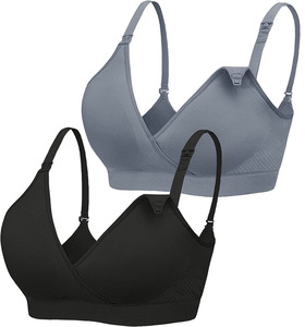 Vente en gros Soutien-gorge d'<span class=keywords><strong>allaitement</strong></span> <span class=keywords><strong>grande</strong></span> <span class=keywords><strong>taille</strong></span> pour femmes soutien-gorge d'<span class=keywords><strong>allaitement</strong></span> sans couture pour le confort du sommeil - Product Image 4
