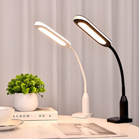 Lampe de bureau créative multifonctionnelle pour dortoir chambre à coucher étudiant apprenant protection des yeux lampe à pince de lecture