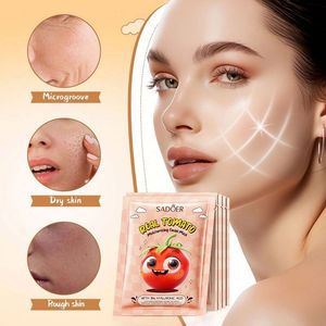 Matita labbra <span class=keywords><strong>nude</strong></span>, prodotti a marchio privato Sadoer, maschera viso in tessuto al vero pomodoro biologico, idratante, nutriente, sbiancante, cura della pelle del viso. - Product Image 5