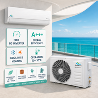 Climatiseur mural split GrandCool 9000-36000 BTU, prêt à l'emploi, A+++ R32, refroidissement et chauffage, compresseur Gree Midea, CE, prise personnalisée