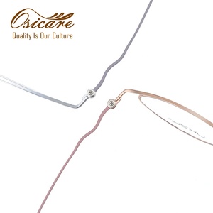 Montures optiques en titane de qualité supérieure au design minimaliste, lunettes de vue pour femmes, haute couture, myopie, lunettes élégantes, personnalisées - Product Image 4