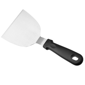 Stainless Steel Teppanyaki Spatula With Plastic Handle For Cooking Kitchen Utensil - Product Image 4