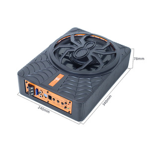 ซับวูฟเฟอร์แอคทีฟขนาด 10 นิ้ว รุ่น Spider พร้อมไฟ 12V โมโน อะลูมิเนียม สำหรับรถยนต์ - Product Image 2