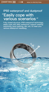 Cross-border New Smart <b>Ring</b> TK5 Couples Edition Heart Rate Blood Oxygen Blood Pressure Sleep Monitoring Passometer Android/iOS - Product Image 6