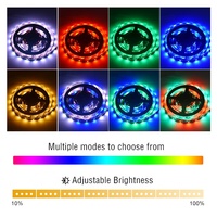 Rubans LED SMD5050, Bande Lumineuse Intelligente RVB Adressable DC12V WS2811 WS2812B WS2814 WS2815, Rubans LED RGBIC pour Rétroéclairage