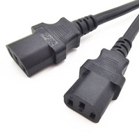 Kundenspezifisches Mining-Server-PDU-Kabel mit IEC-C20-Stecker auf C13-Buchse, SJT oder SVT, AWG16 Y-Adapterkabel, Splitter-Stromkabel