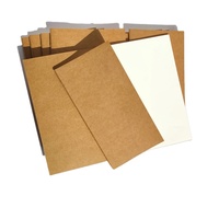 Carnet de notes A5 en kraft personnalisé avec logo, pages intérieures vierges sans acide, reliure cousue haute visibilité, promotionnel, vente en gros