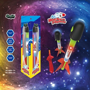 Bgl mùa hè ngoài trời vui vẻ phát sáng tên lửa Súng cao su Launcher Hot Bán nhựa bay đồ chơi cho trẻ em - Product Image 2