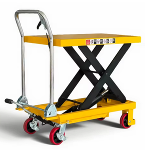 Small Mini Movable Lift Scissor Platform 2m 350kg 500kg <strong>Hydraulic</strong> <strong>Lifter</strong> <strong>Hand</strong> Manual Lift Table - Product Image 4
