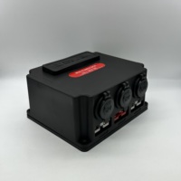 DC 12V 24V Mini Güç Dağıtım Kontrol Kutusu USB Güç Soketi Anahtar Paneli Tekne Araba Karavan Jon Tekneler Kayaks