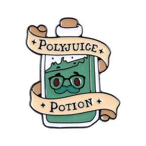 מותאם אישית מתכת שיקוי קוסם סיכת בקבוק קריקטורה תגי אופנה תכשיטי אמייל קשיחים סיכות סיכות עם כרטיס גיבוי - Product Image 6