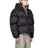 Vente en gros Veste d'hiver zippée matelassée en duvet pour hommes Manteau bouffant au design personnalisé