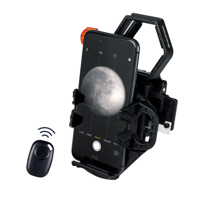 Celestron NexGo DX Kit Telescope Microscope Universal Smartphone Adapter for Remote Aluminum Construction X/Y Motion Fine