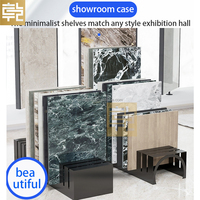 Vente en gros d'usine de panneaux muraux en marbre PVC personnalisés supports d'affichage modernes et écologiques en pierre de granit et de quartz supports d'affichage de carreaux