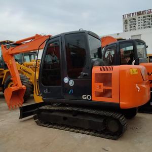 Miniexcavadora usada Hitachi ZAXIS 60 ZX60 Japón, pequeña excavadora sobre orugas ZX50U ZX55U ZX65U, máquina frontal de segunda mano - Product Image 5