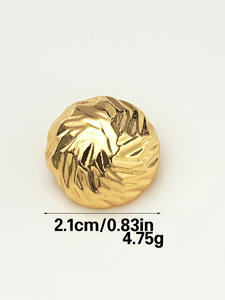 <span class=keywords><strong>Botones</strong></span> de aleación de media esfera arrugados para coser - Product Image 5