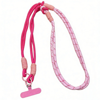 Cordon de téléphone de haute qualité, sangle multifonctionnelle 3 en 1, cordon tressé coloré, accessoires de téléphone en gros, universel