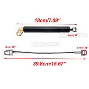 โช้คอัพฝาท้ายสแตนเลส 1 ชิ้น สำหรับ Toyota Hilux Revo M70 M80 ปี 2015 2016 2017 2018 - Product Image 4