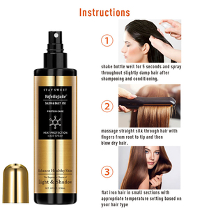 <span class=keywords><strong>Spray</strong></span> Protettivo Termico Senza Risciacquo Yafeilajuke con Olio di Argan Marocchino per Tutti i Tipi di Capelli, Controllo Crespo e Lucentezza - Product Image 6