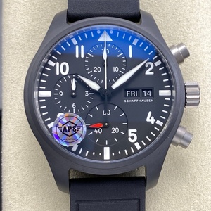 Montre mécanique de luxe de qualité supérieure 41,9 mm APS Factory Cal. Montre Chronographe Multifonctionnelle en Céramique Noire 69385 - Product Image 1