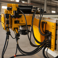 Máquina de Doblado de Tubos CNC Programable, Dobladora de Tubos Automática con Servo Hidráulico para Tiendas de Materiales de Construcción