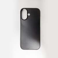 Étui de protection en cuir mat pour iPhone 17 avec rainure concave intérieure et coque de protection en PC, accessoire auto-adhésif