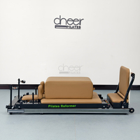 Appareil de Pilates pliable pour la maison, avec cadre en aluminium, pour un entraînement complet du corps