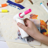 Nouveau produit 2026 : Kits d'aérographe de peinture DIY, marqueur électrique sans fil personnalisable avec logo, aérographe pour enfants, ensemble d'art par pulvérisation