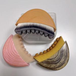 Spazzola per il Corpo in Setole Sintetiche Morbide Vegane, Etichetta Privata Personalizzata, Spazzola per Massaggio Linfatico e Modellamento del Viso - Product Image 4