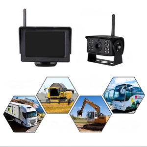 Vehicles Wireless <b>Camera</b> Security Systems 2.4G Transmit Digital 4.3 Inch Rear View Monitor Surveillance for Trucks YB-W43-1 <b>Wire</b> - Product Image 4