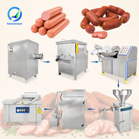 Machine de production de saucisses entièrement automatique OCEAN, remplisseuse pneumatique de saucisses, machine à fabriquer des chorizos