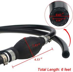 Montaje de línea de combustible de 3/8 ", diámetro interior de 5/8", línea de manguera de diámetro exterior, fueraborda marino, Motor de barco, RVs, montaje de combustible con bombilla de imprimación de acero - Product Image 5