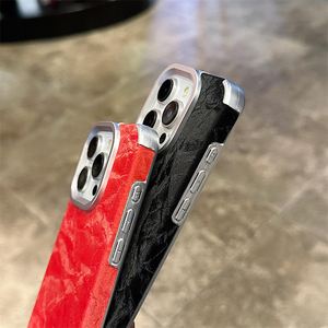 Nouvelle Arrivée Coques de Téléphone à Texture Montagne enneigée pour iPhone 17 16 15 Pro Max avec Cadre Électroplaqué à Grand Trou et Protection Renforcée - Product Image 4