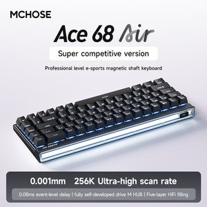 Teclado Mecánico para Juegos MCHOSE <span class=keywords><strong>ACE</strong></span> 68 con Interruptor Magnético, Disparo Rápido, RGB Programable, 8K Hz, Inclinación Ajustable, Plástico - Product Image 2