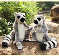Peluche lémurien Catta jouet émulation singe en peluche test CE ASTM Yangzhou usine jouet en peluche pas cher