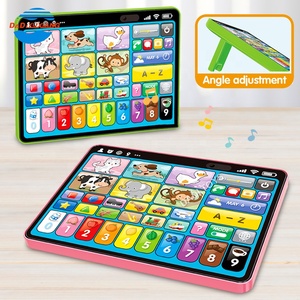 Juguetes para bebés Montessori, tableta de aprendizaje para niños <span class=keywords><strong>populares</strong></span>, máquina de aprendizaje para niños, compatible con inglés, español, francés, leer música - Product Image 2