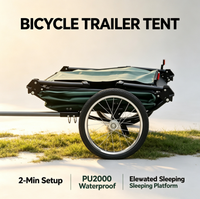 Tente de randonnée et de vélo pliable automatique à ouverture rapide, double couche, imperméable, respirante, quatre saisons, personnalisée, en tissu Oxford pour l'extérieur