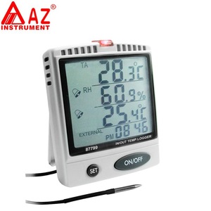 Hengxin Digital In Out <b>Temperature</b> Humidity <b>Logger</b> 87799 With External Sensor For Indoor Outdoor Use - Product Image 2