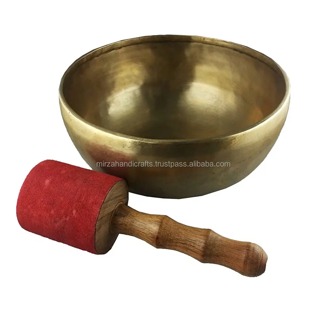 Novo olhar singing bowls melhor venda quente design feito à mão antigo bronze sólido tigela elegante fabricante e esporte