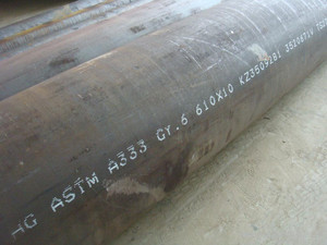 צינור פלדה פחמנית חלקה מגולגלת חם ASTM A333 דרגה 6 עד 24 אינץ', אורך 12 מטר, מאושר API עבור מחליף חום בטמפרטורה נמוכה - Product Image 5
