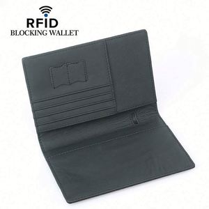 OEM Blank PU Fashion Passport Holder Family Travel <b>Wallet</b> Bag Men's Custom <b>RFID</b> <b>Blocking</b> Anti-Theft - Product Image 4
