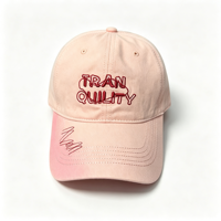 Casquette de baseball coréenne à visière dégradée brodée de lettres, tendance, effet amincissant, style Papa, unisexe, polyvalente, pour couple, type Trucker