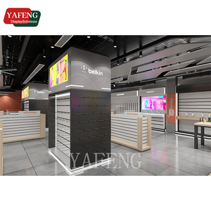 Tùy chỉnh điện tử LED di động cửa hàng Hiển thị nội các cửa hàng đồ nội thất cho điện thoại di động phụ kiện bán lẻ điện thoại di động giới thiệu - Product Image 5